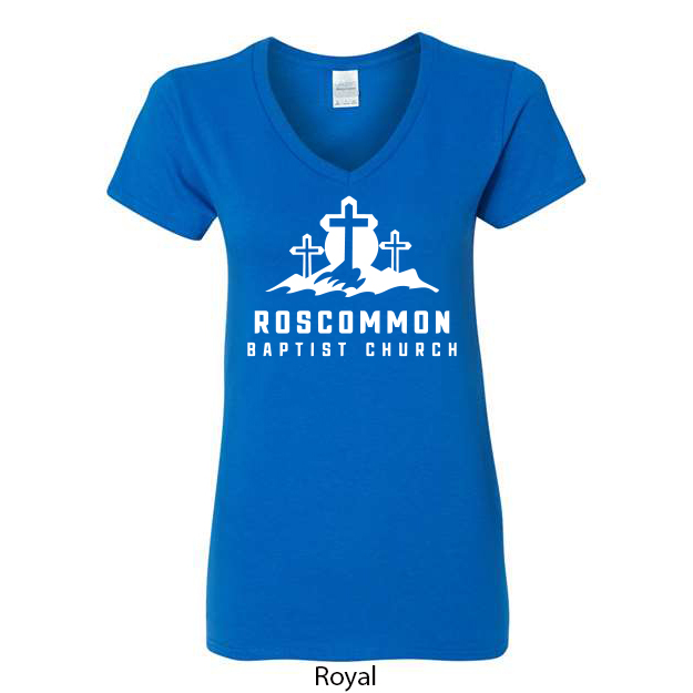 Ladies V-Neck T-Shirt - Image 9