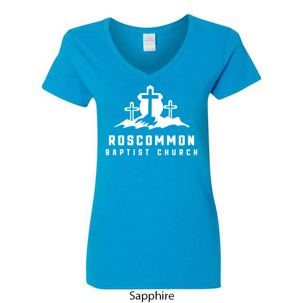 Ladies V-Neck T-Shirt - Image 10
