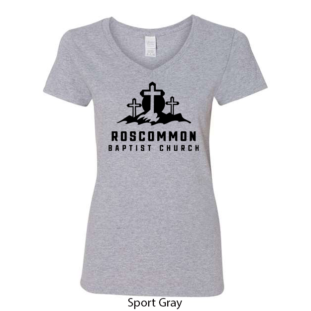 Ladies V-Neck T-Shirt - Image 11